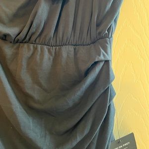 Lulus navy one shoulder dress